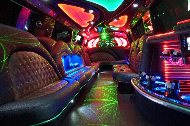 Cadillac Escalade with inbuilt bar
