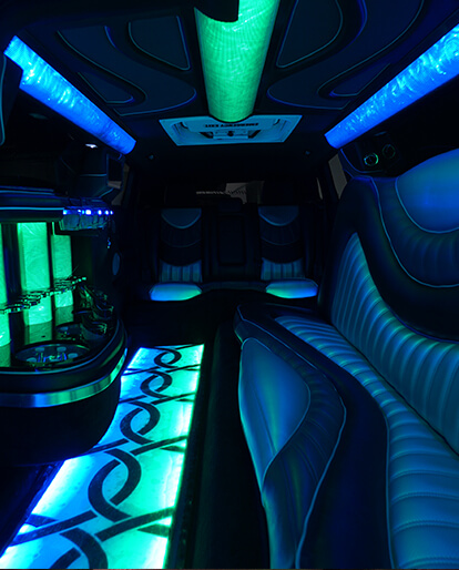 Limousine services with leather seats